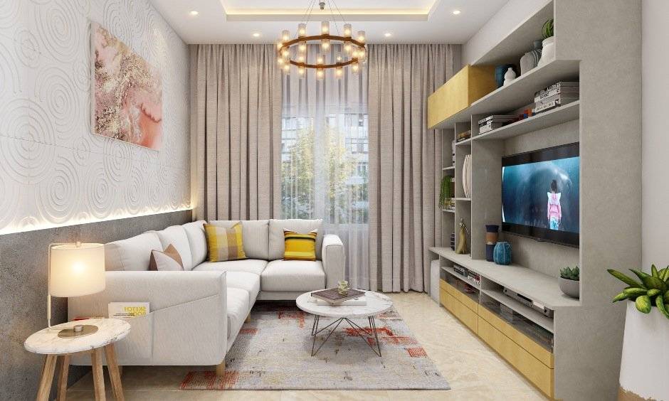 modern living room design with tv unit designed with storage (1)